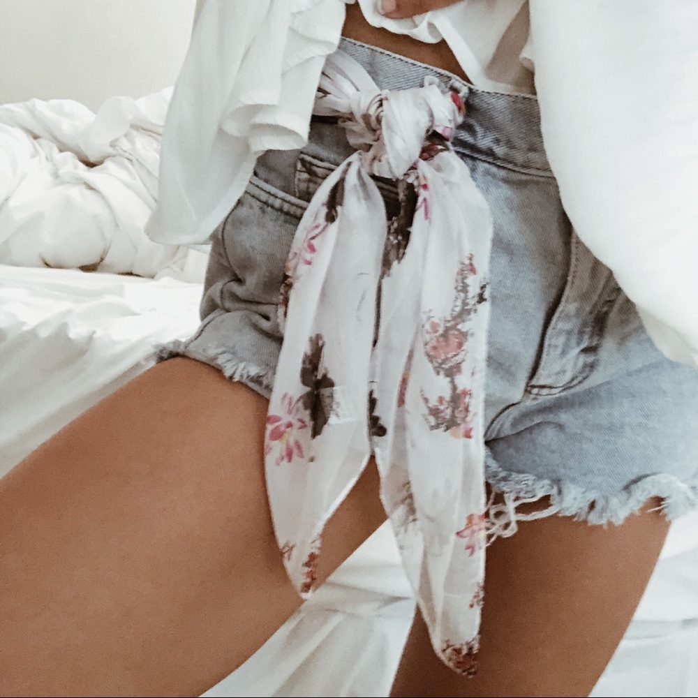 Floral scarf